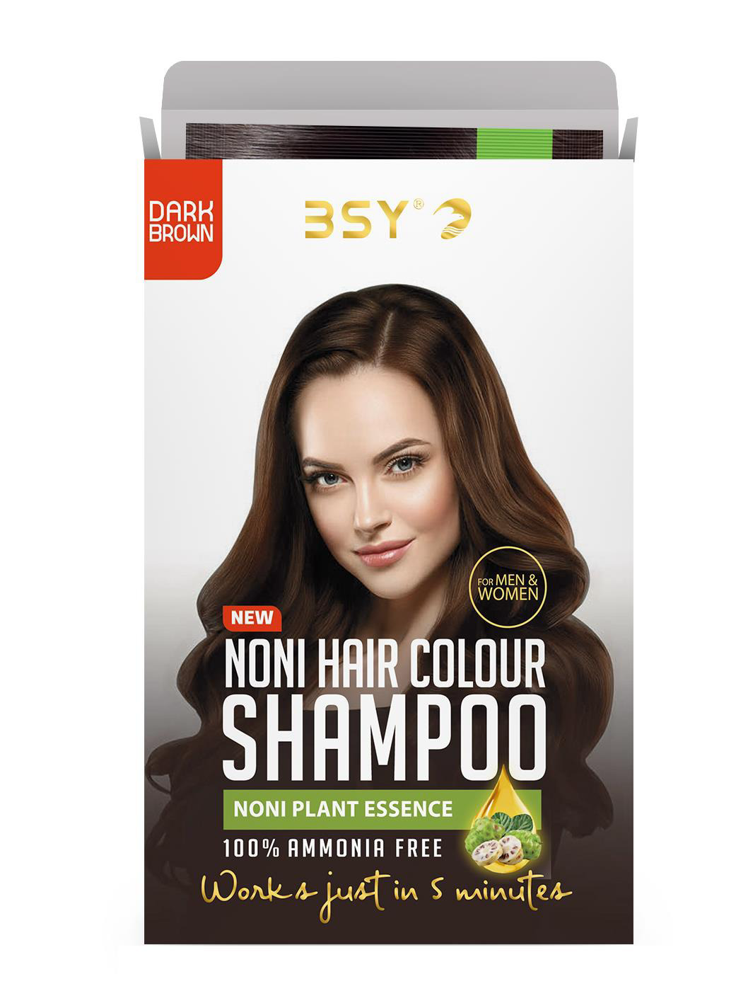BSY Noni Hair Color Shampoo Sachets view 4